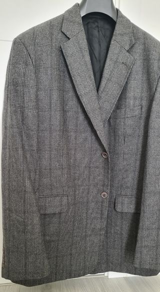 Americana gris de invierno