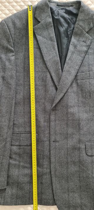 Americana gris de invierno
