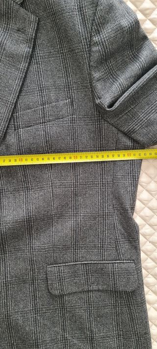 Americana gris de invierno