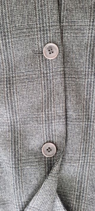 Americana gris de invierno