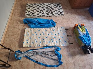 cuna viaje con colchón.