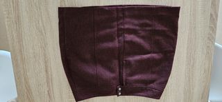 Minifalda granate stradivarius