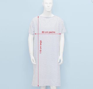 3 camisones hospitalarios cierre espalda