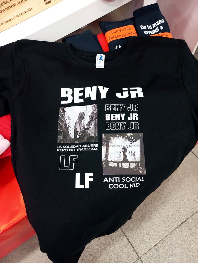 Camiseta Cantante Fotos Personalizada