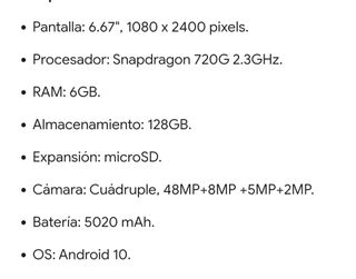 Smartphone Xiaomi redmi note 9S