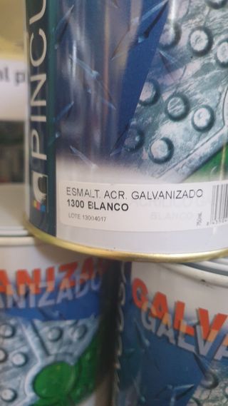 Lote pintura galvanizado