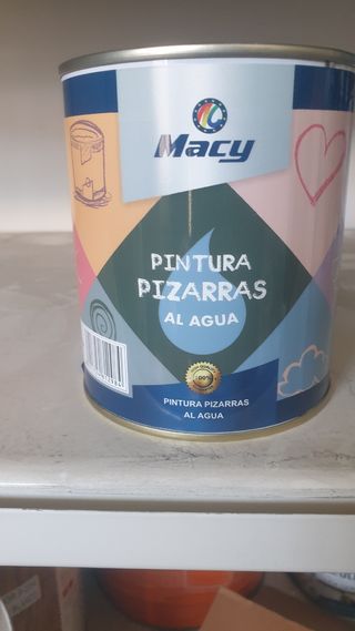 Lote pintura pizarras al agua