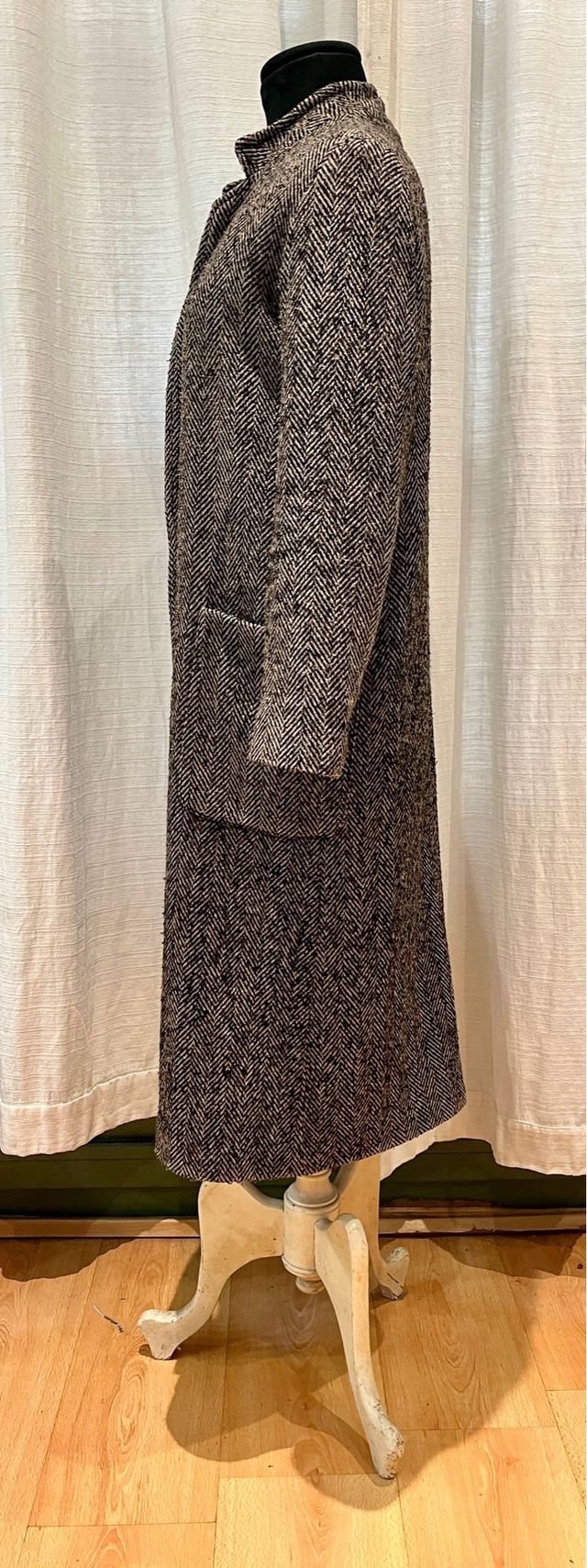 Abrigo gris jaspeado T.36 Fly Girl