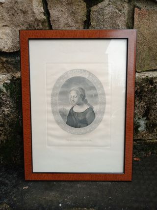 Cuadro Virgen bella jardinera