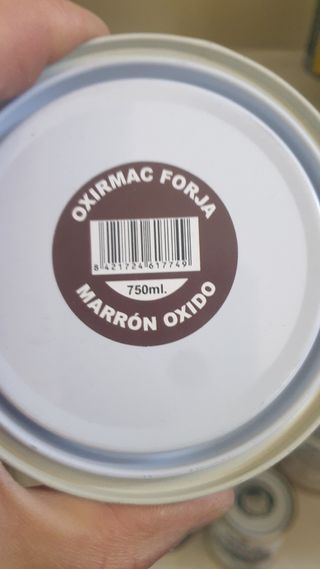 Lote pinturas macy oxirmac directo oxido forja 750