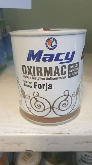 Lote pinturas macy oxirmac directo oxido forja 750