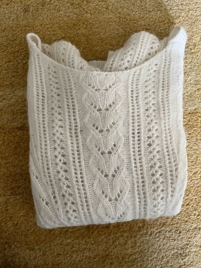 Jersey Malou blanco crudo de Sezane