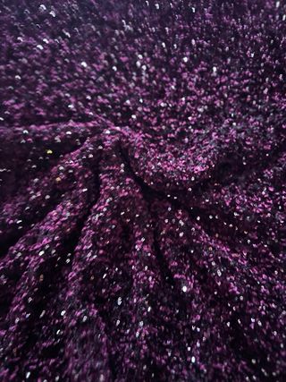 Jersey largo con lentejuelas