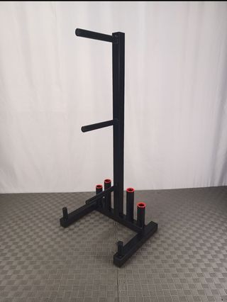 Soporte de discos de pesas y barras