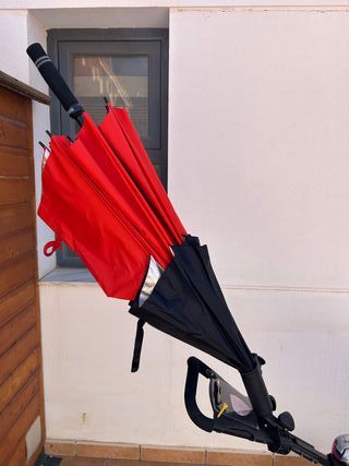 Carro y palos de golf para niño