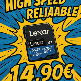 Gran oportunidad! Tarjeta microSD Lexar 128GB