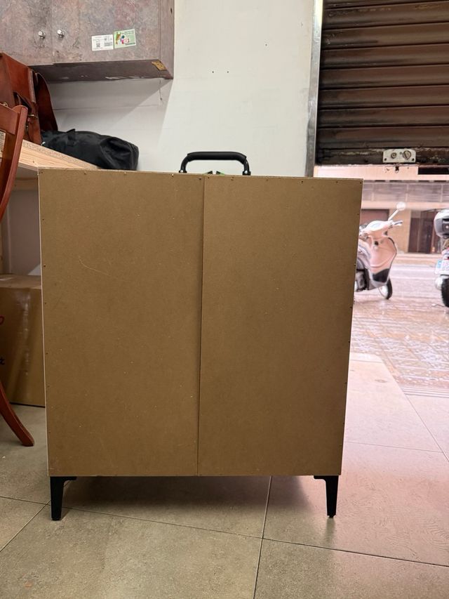 Aparador de madera contrachapada 60x35x70cm