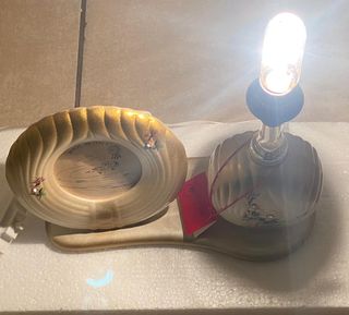 porta foto con bajour