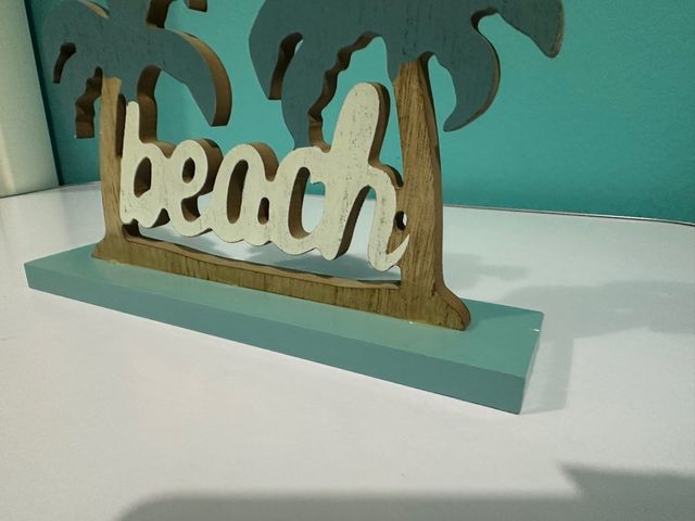 Cartel decorativo beach