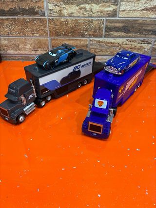 Pack de camiones y coches de metal Cars