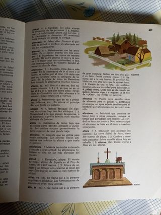 Diccionario infantil ilustrado 1970