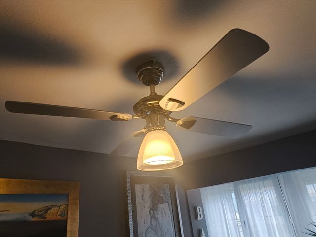 Ventilador techo con luz