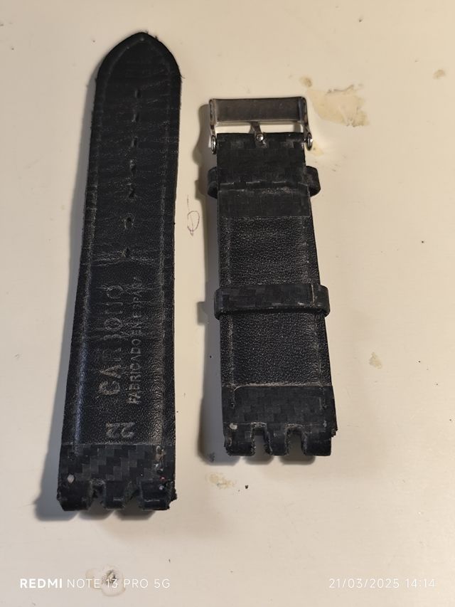 CORREA DE CUERO RELOJ SWATCH