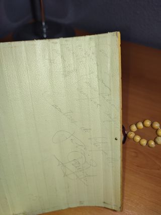 Bolso vintage 80's bambú hecho a mano