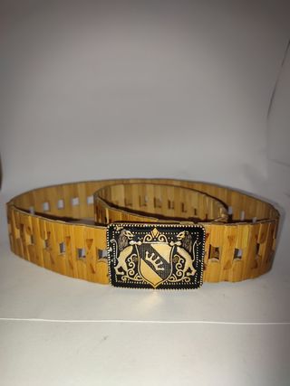 Bolso vintage 80's bambú hecho a mano