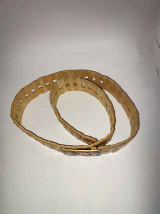 Bolso vintage 80's bambú hecho a mano