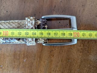 Cintura Manufacture D'essai vera pelle pitone