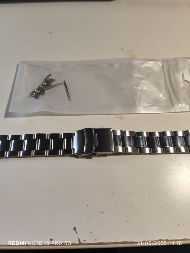 CORREA RELOJ ACERO INOXIDABLE