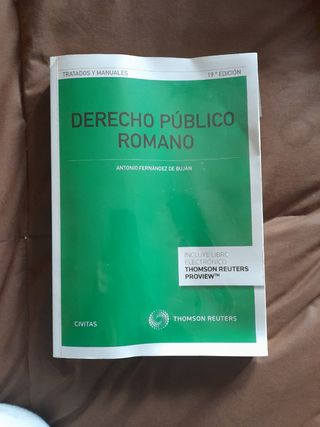 Derecho Público Romano (Papel + e-book) (Tratados y Manuales de Derecho) (Spanish Edition)