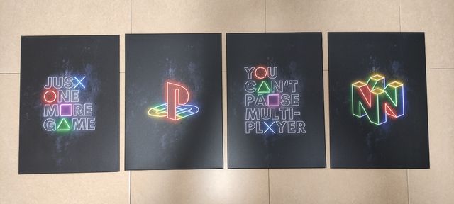 Pòsters Displate metálicos Gamer