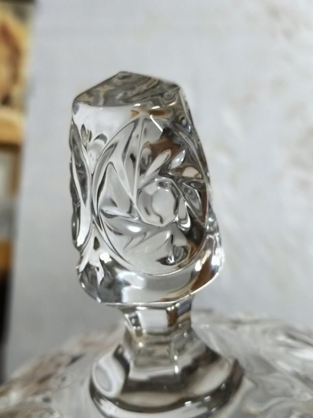 Gran Bombonera en Cristal Tallado BOHEMIA