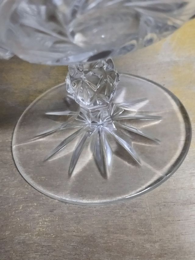 Gran Bombonera en Cristal Tallado BOHEMIA