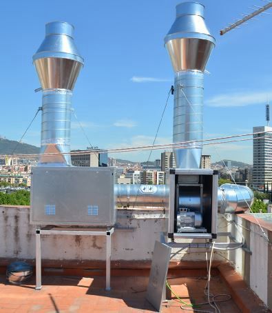 Instalaciones de salida de humos