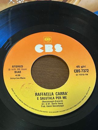 Vinile Raffaella Carrà