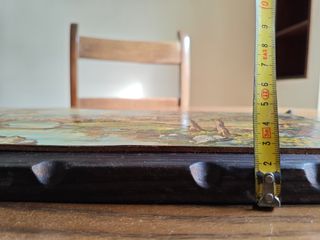 Cuadro antiguo sobre madera