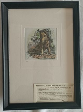 Acquaforte a colori: il portafortuna di Firenze