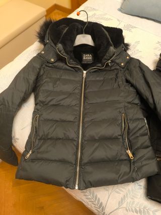 Plumas mujer  talla s zara