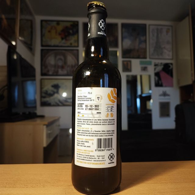 Bottiglia vuota Birra