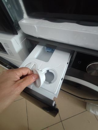 LAVADORA SAMSUNG INOX