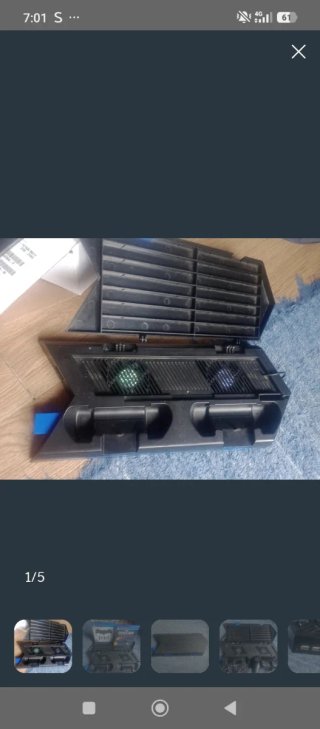 PlayStation 4 y 4 juegos / 2mandos REGALO soporte