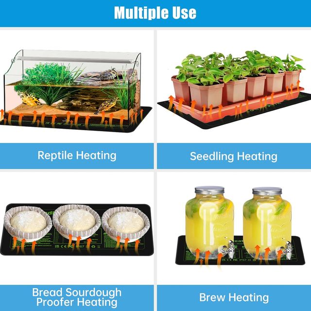 Estera térmica para plantas, control inteligente
