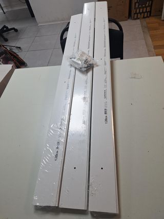 Set de rieles de cortina, Blanco GARDINIA