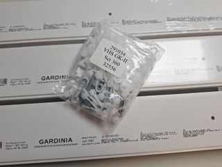 Set de rieles de cortina, Blanco GARDINIA