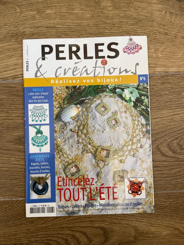 Revistas de joyería con cristales