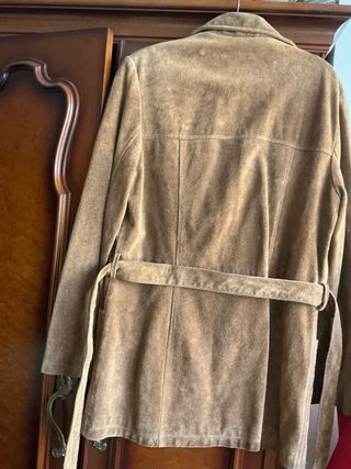 Chaqueta  zara  ante  tallaM