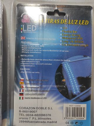 Tiras led 30cm 12V